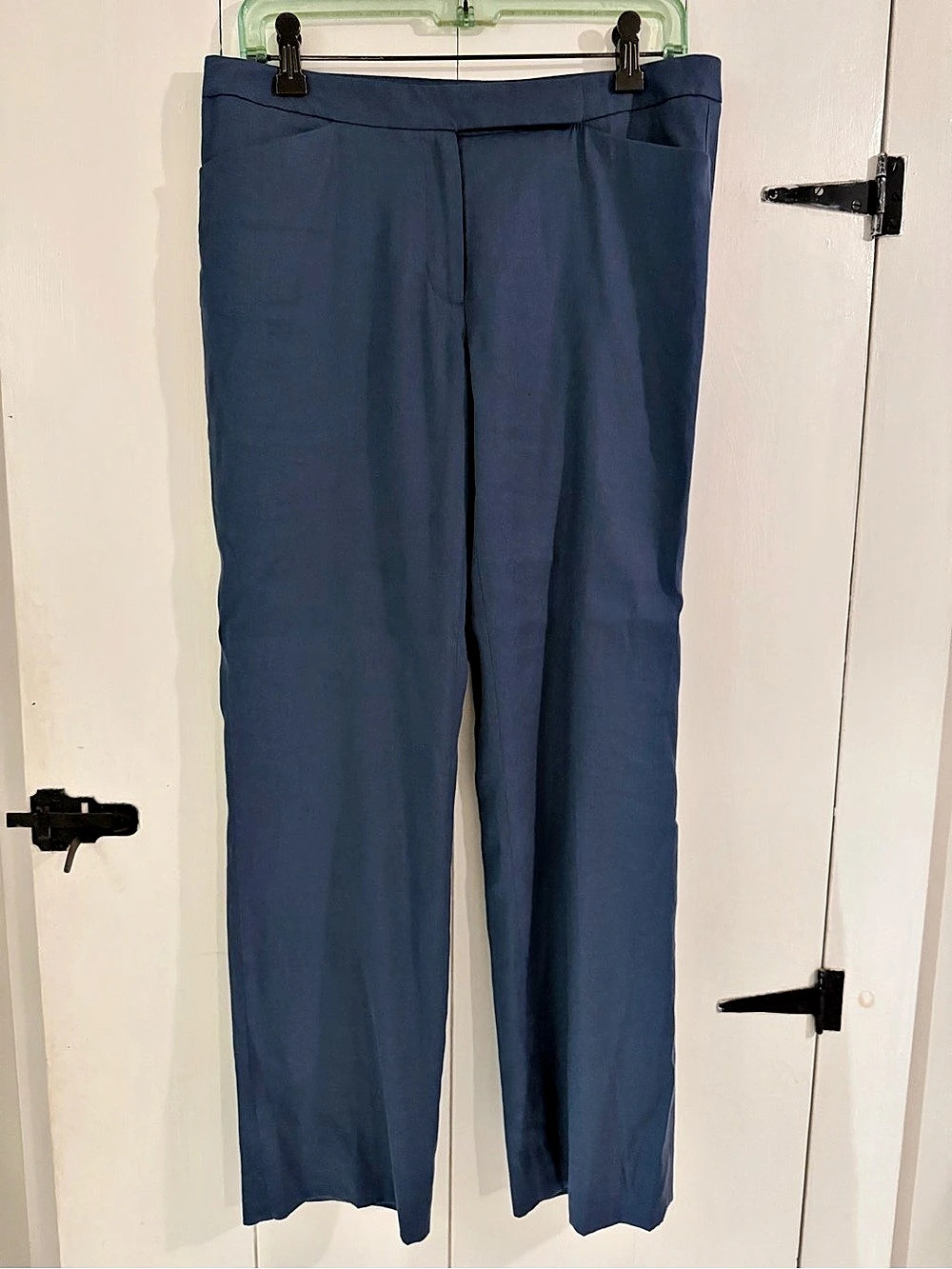 Brooks Brothers Women's Straight Leg Trousers Blue Size 6 Like New